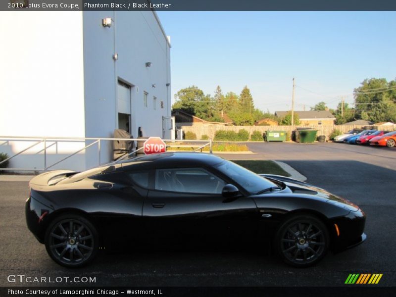 Phantom Black / Black Leather 2010 Lotus Evora Coupe