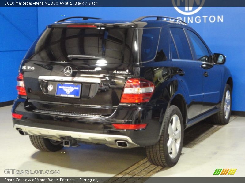 Black / Black 2010 Mercedes-Benz ML 350 4Matic
