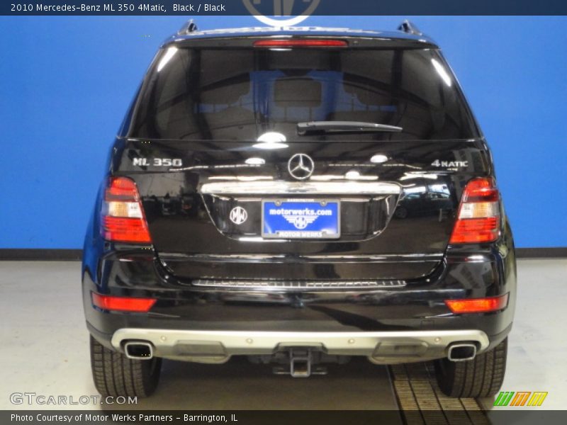 Black / Black 2010 Mercedes-Benz ML 350 4Matic