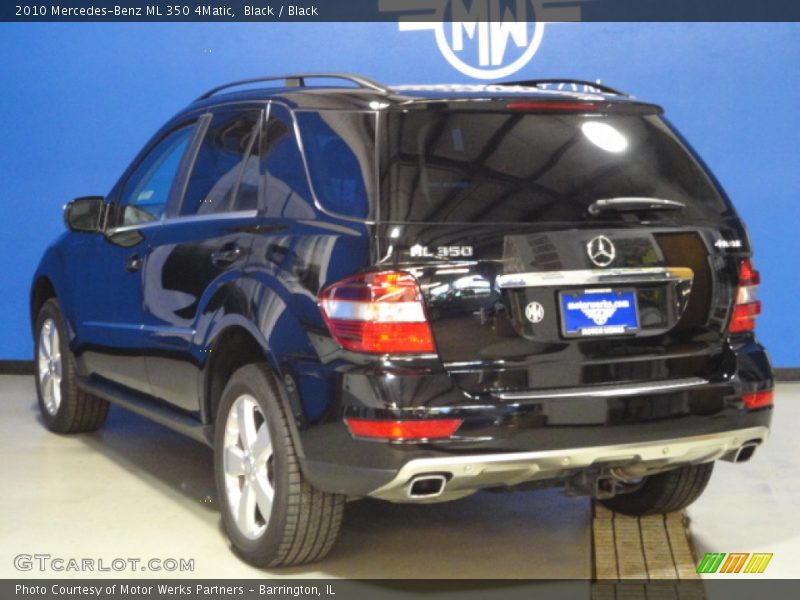 Black / Black 2010 Mercedes-Benz ML 350 4Matic
