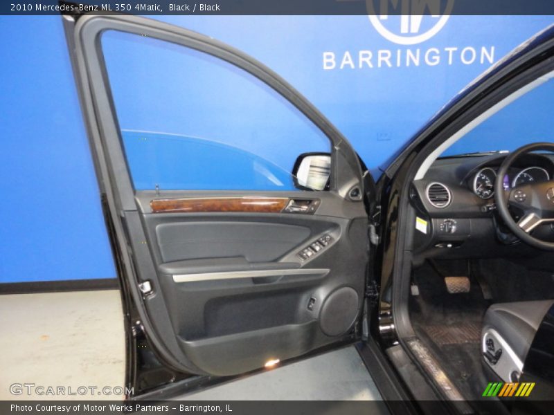 Black / Black 2010 Mercedes-Benz ML 350 4Matic