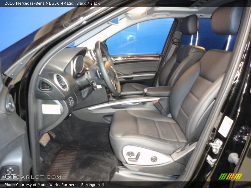 Black / Black 2010 Mercedes-Benz ML 350 4Matic