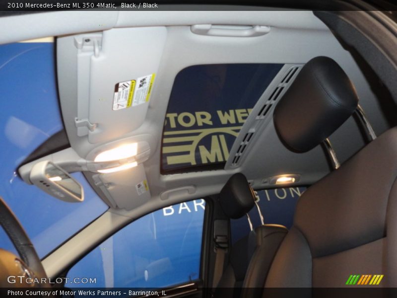 Black / Black 2010 Mercedes-Benz ML 350 4Matic