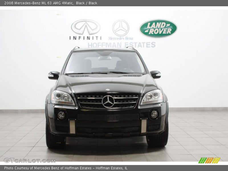 Black / Black 2008 Mercedes-Benz ML 63 AMG 4Matic