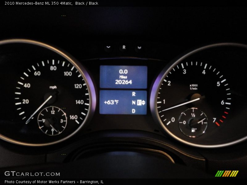 Black / Black 2010 Mercedes-Benz ML 350 4Matic