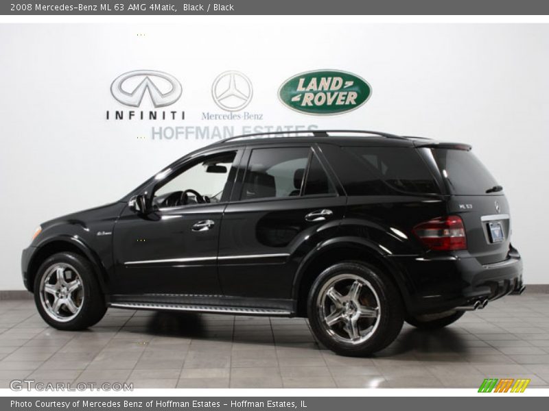 Black / Black 2008 Mercedes-Benz ML 63 AMG 4Matic