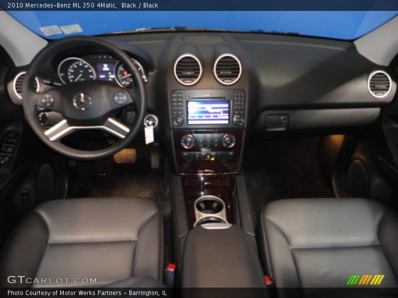 Black / Black 2010 Mercedes-Benz ML 350 4Matic
