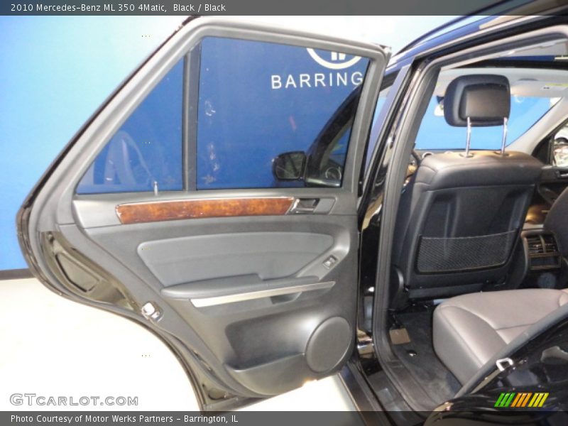 Black / Black 2010 Mercedes-Benz ML 350 4Matic