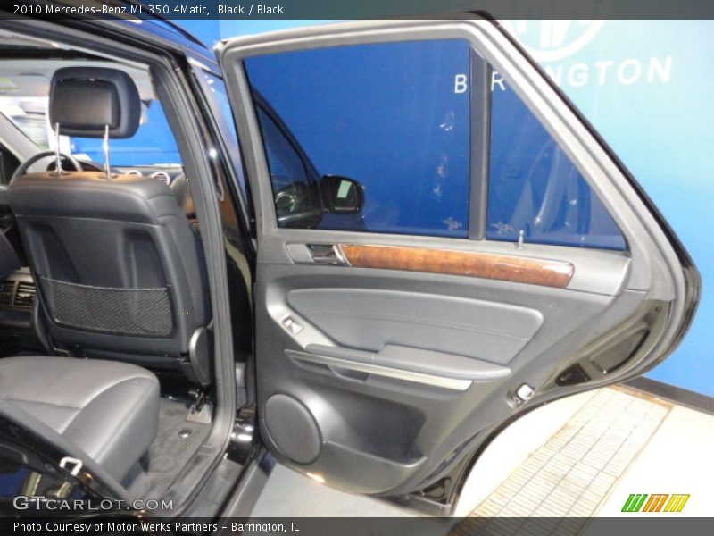 Black / Black 2010 Mercedes-Benz ML 350 4Matic