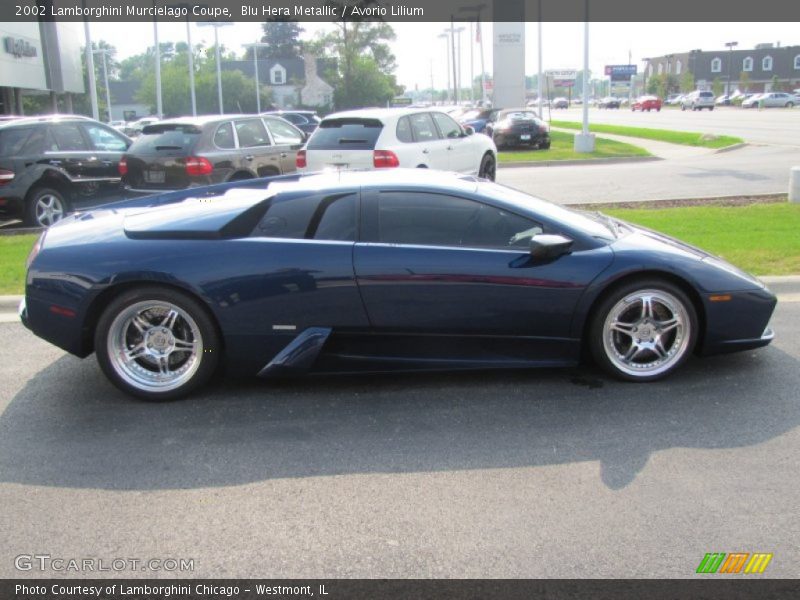 Blu Hera Metallic / Avorio Lilium 2002 Lamborghini Murcielago Coupe
