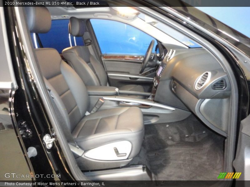 Black / Black 2010 Mercedes-Benz ML 350 4Matic