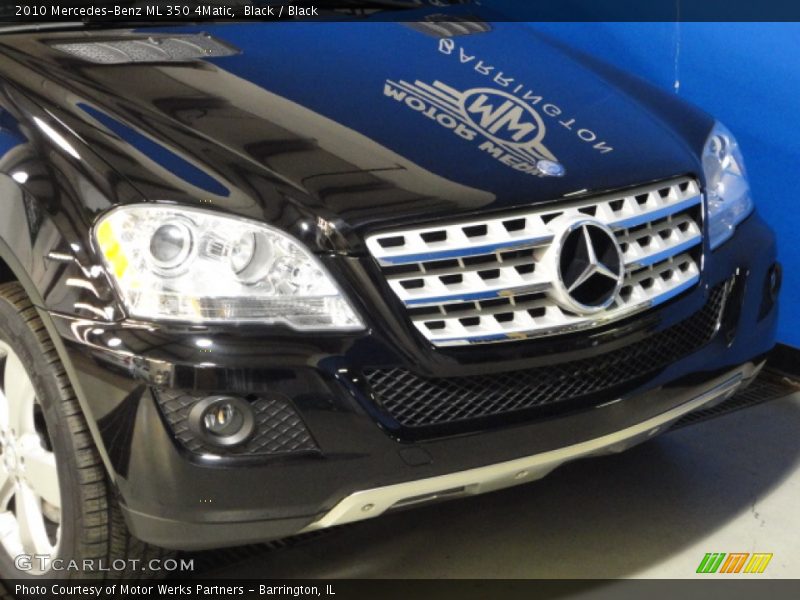 Black / Black 2010 Mercedes-Benz ML 350 4Matic