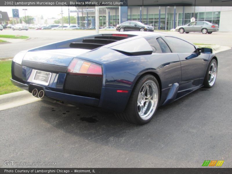 Blu Hera Metallic / Avorio Lilium 2002 Lamborghini Murcielago Coupe