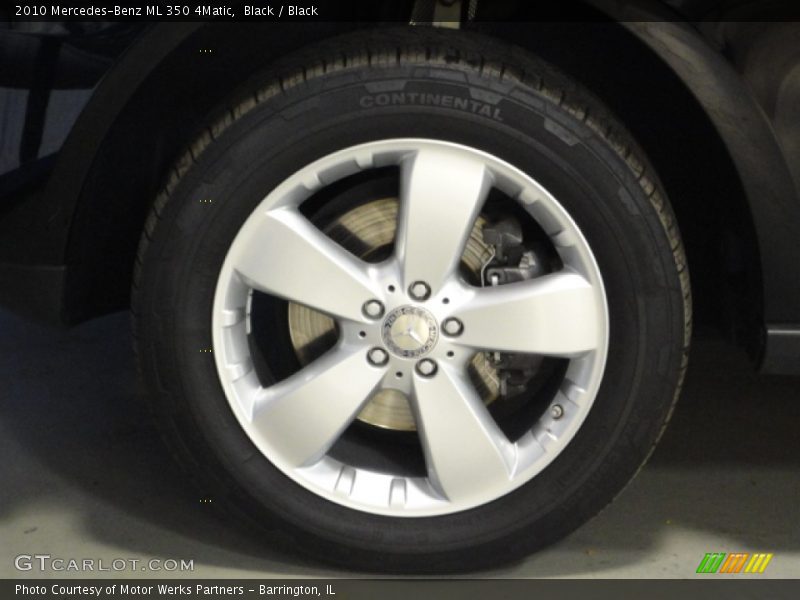 Black / Black 2010 Mercedes-Benz ML 350 4Matic