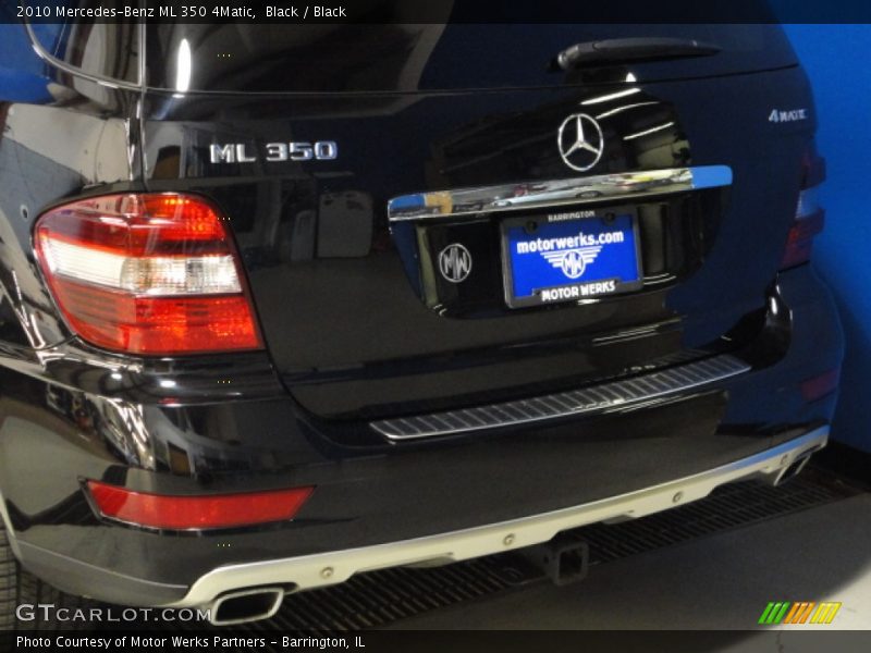 Black / Black 2010 Mercedes-Benz ML 350 4Matic