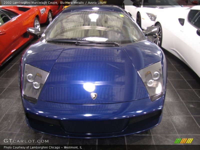 Blu Hera Metallic / Avorio Lilium 2002 Lamborghini Murcielago Coupe