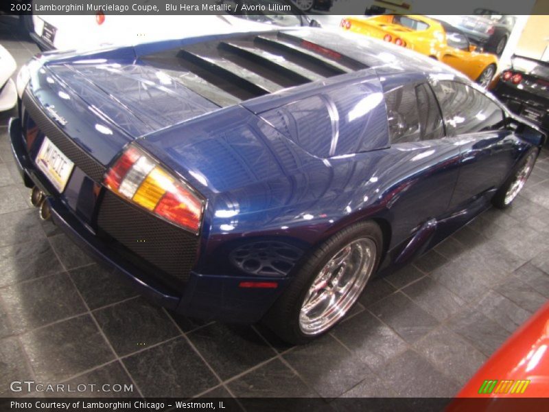 Blu Hera Metallic / Avorio Lilium 2002 Lamborghini Murcielago Coupe