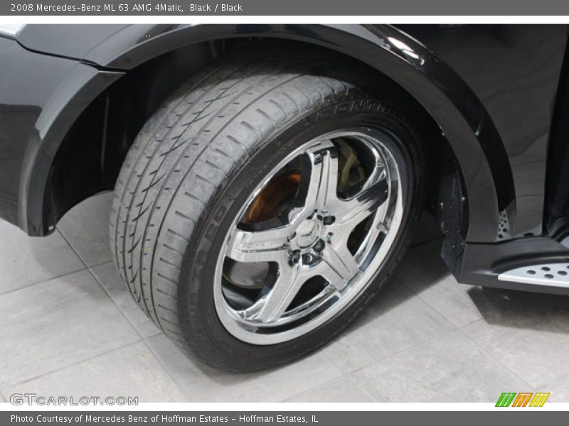 Black / Black 2008 Mercedes-Benz ML 63 AMG 4Matic