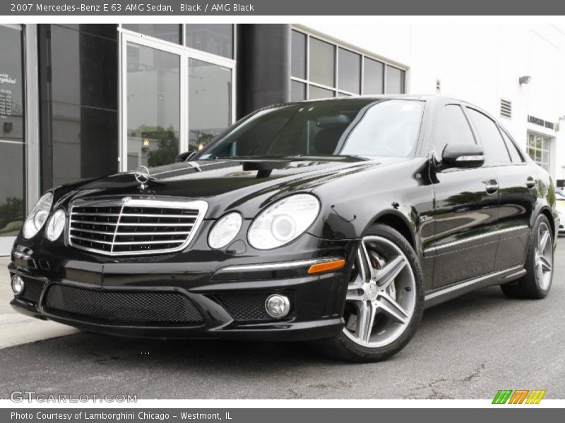 Black / AMG Black 2007 Mercedes-Benz E 63 AMG Sedan