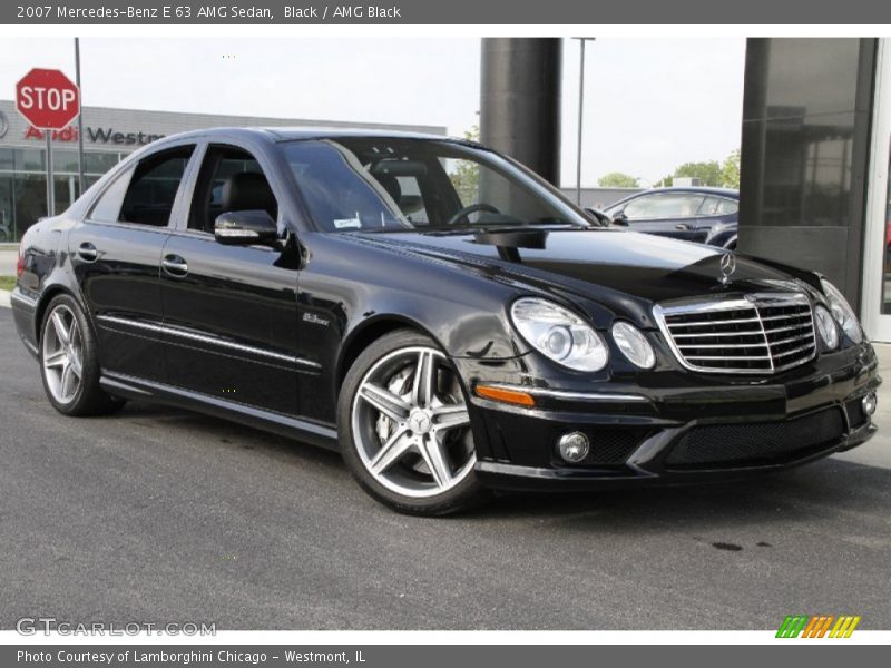 Black / AMG Black 2007 Mercedes-Benz E 63 AMG Sedan