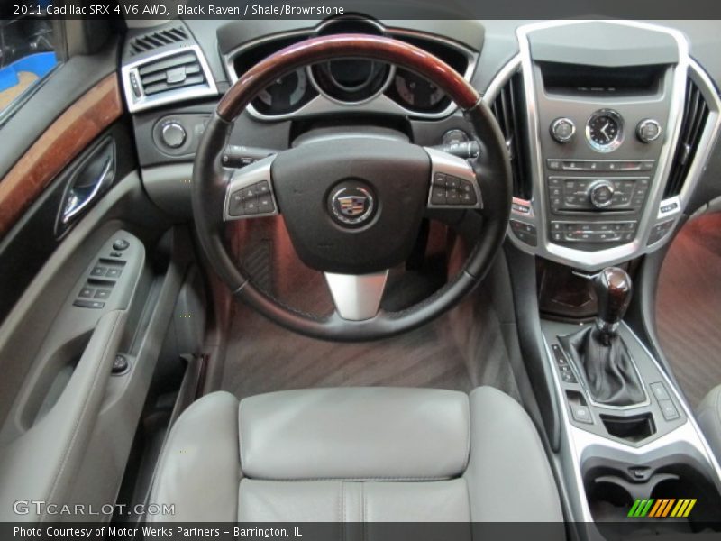 Black Raven / Shale/Brownstone 2011 Cadillac SRX 4 V6 AWD