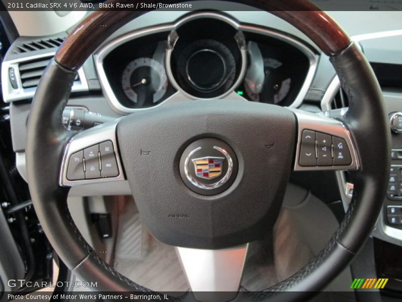 Black Raven / Shale/Brownstone 2011 Cadillac SRX 4 V6 AWD
