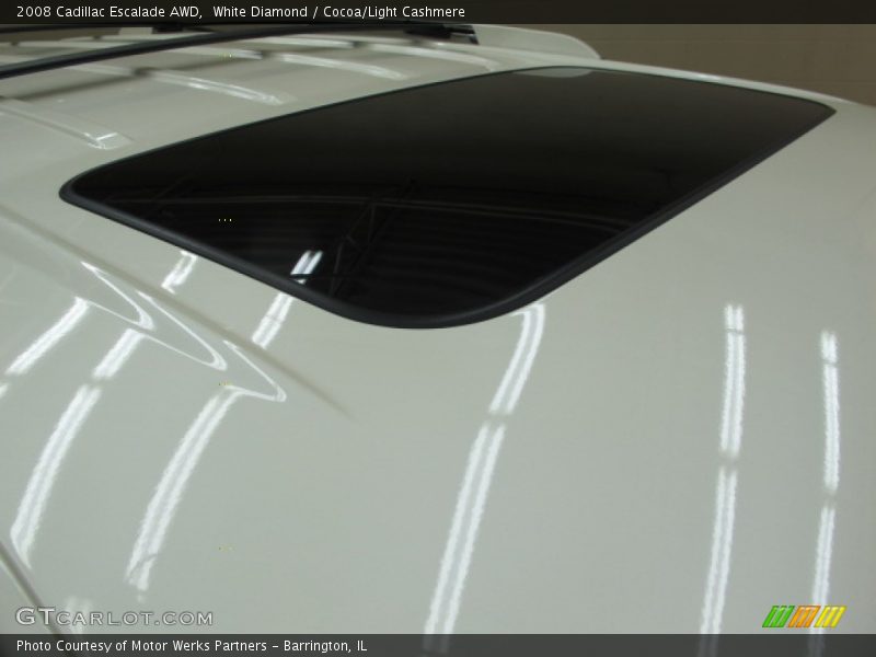 White Diamond / Cocoa/Light Cashmere 2008 Cadillac Escalade AWD