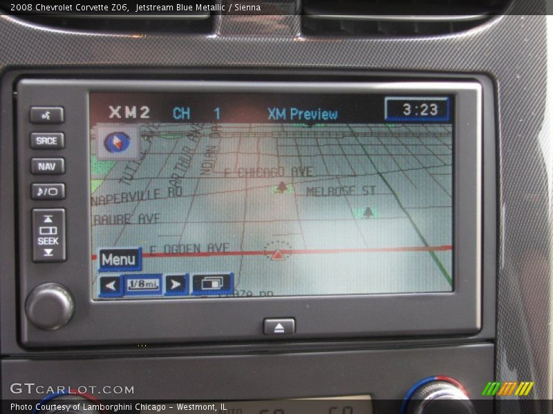 Navigation of 2008 Corvette Z06