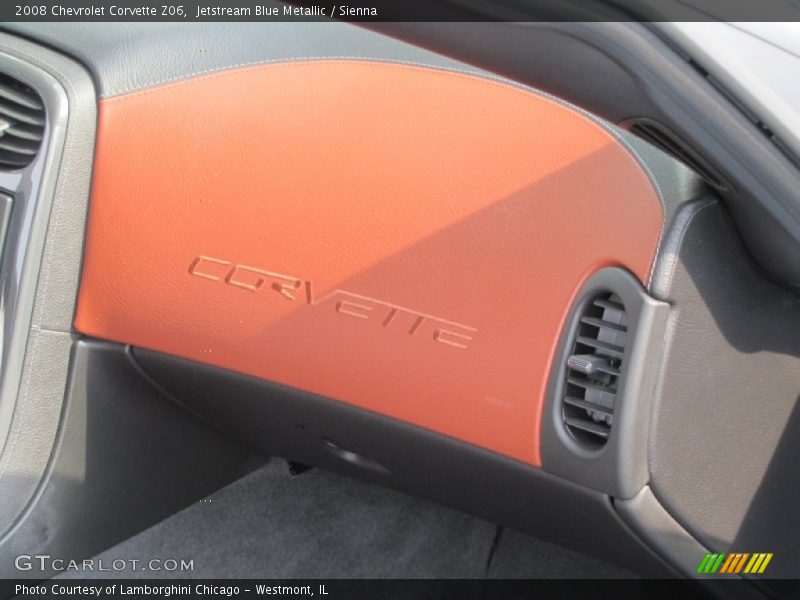 Jetstream Blue Metallic / Sienna 2008 Chevrolet Corvette Z06