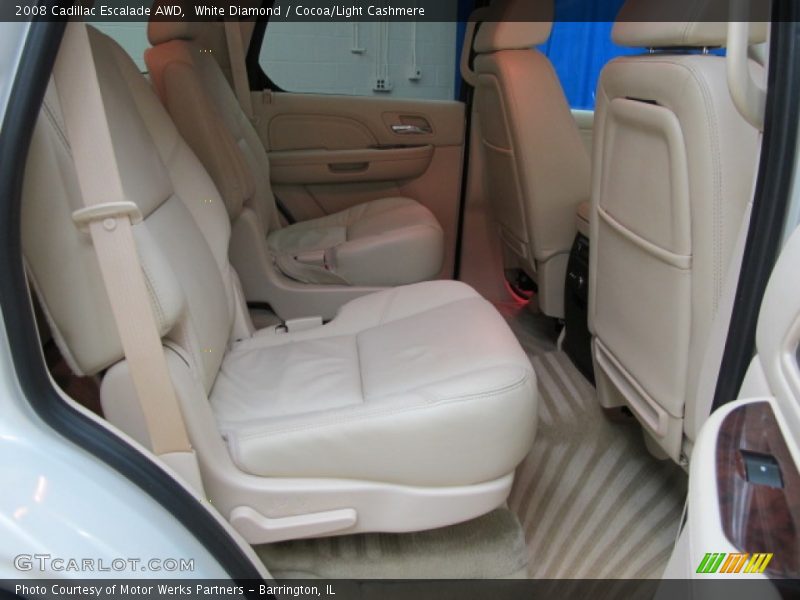 White Diamond / Cocoa/Light Cashmere 2008 Cadillac Escalade AWD
