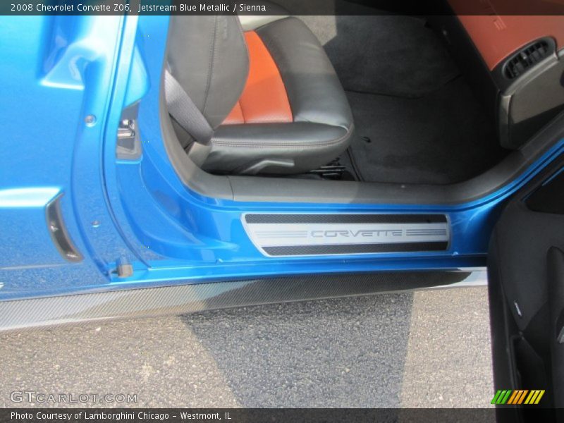 Jetstream Blue Metallic / Sienna 2008 Chevrolet Corvette Z06