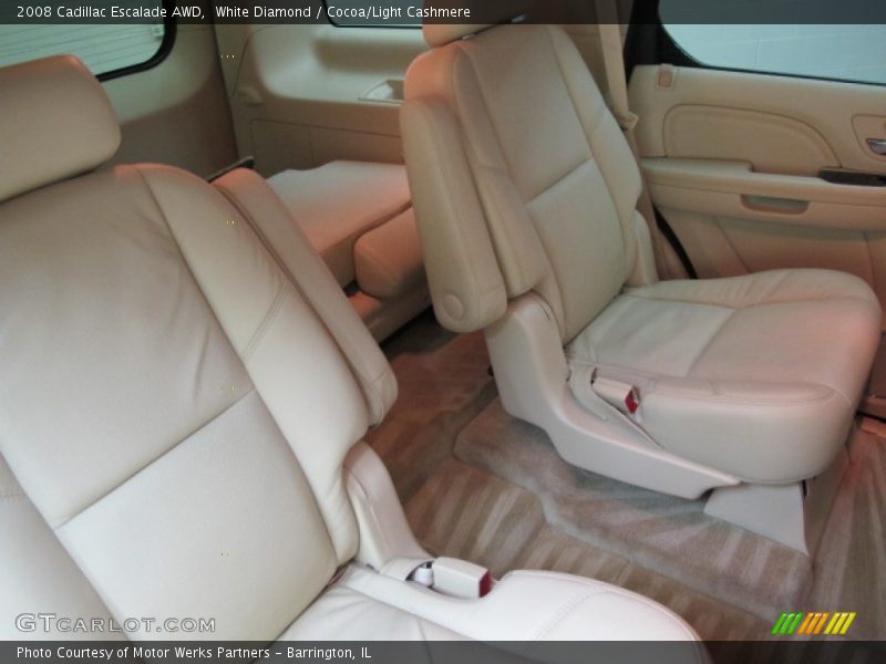White Diamond / Cocoa/Light Cashmere 2008 Cadillac Escalade AWD