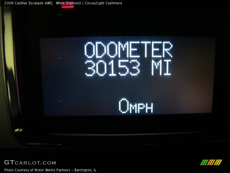 White Diamond / Cocoa/Light Cashmere 2008 Cadillac Escalade AWD