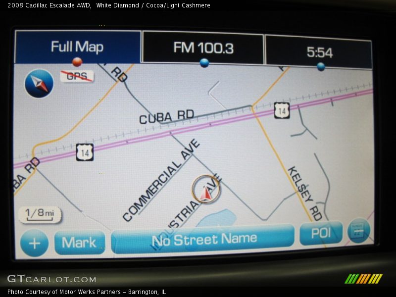 White Diamond / Cocoa/Light Cashmere 2008 Cadillac Escalade AWD