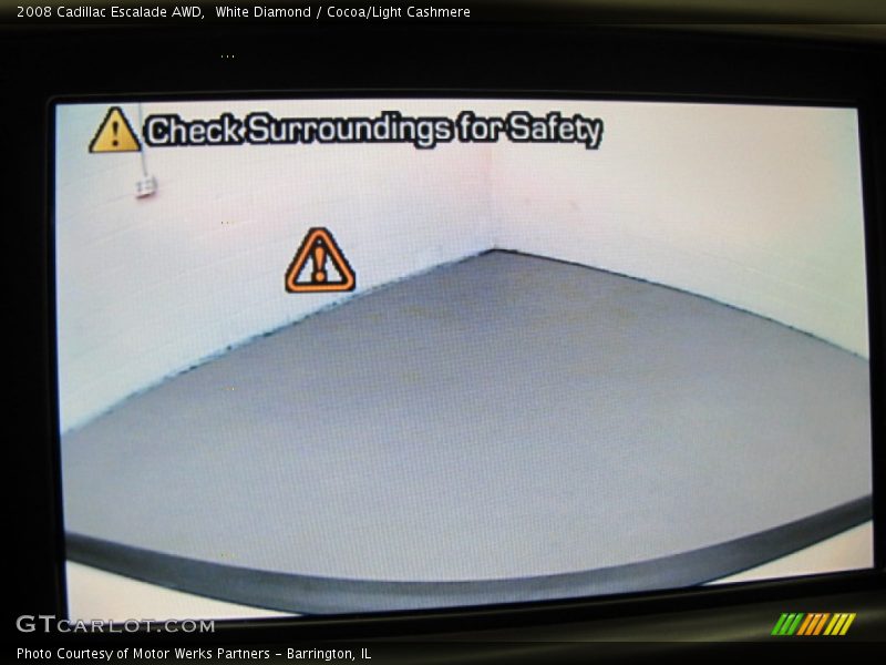 White Diamond / Cocoa/Light Cashmere 2008 Cadillac Escalade AWD