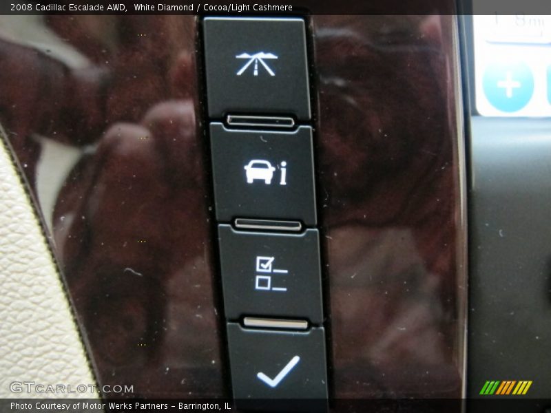 White Diamond / Cocoa/Light Cashmere 2008 Cadillac Escalade AWD