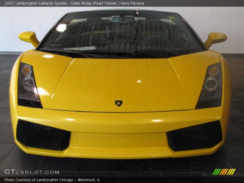 Giallo Midas (Pearl Yellow) / Nero Perseus 2007 Lamborghini Gallardo Spyder