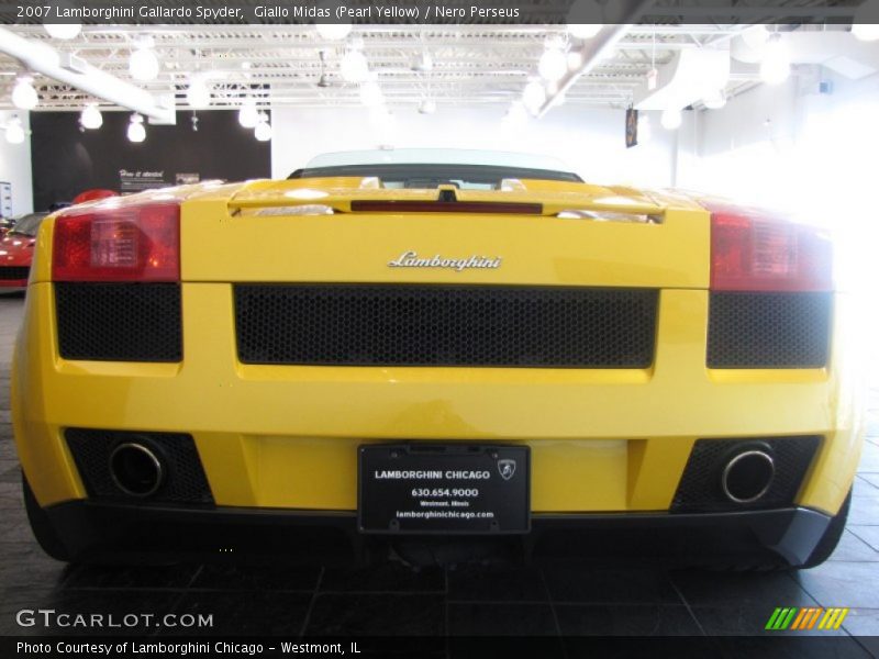 Giallo Midas (Pearl Yellow) / Nero Perseus 2007 Lamborghini Gallardo Spyder