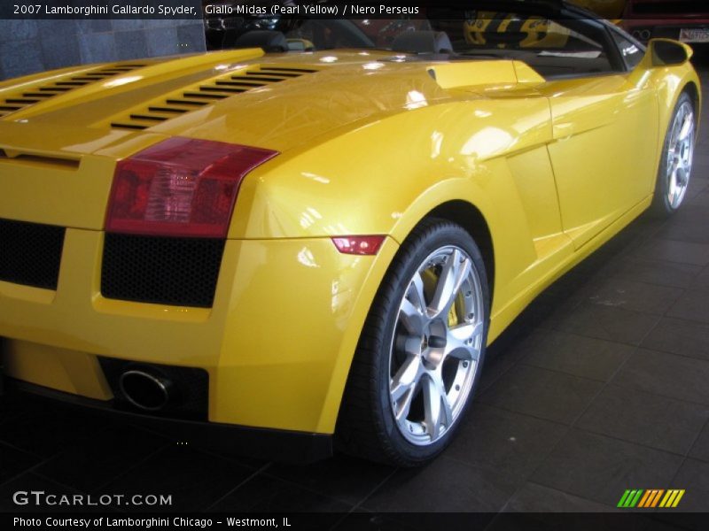 Giallo Midas (Pearl Yellow) / Nero Perseus 2007 Lamborghini Gallardo Spyder