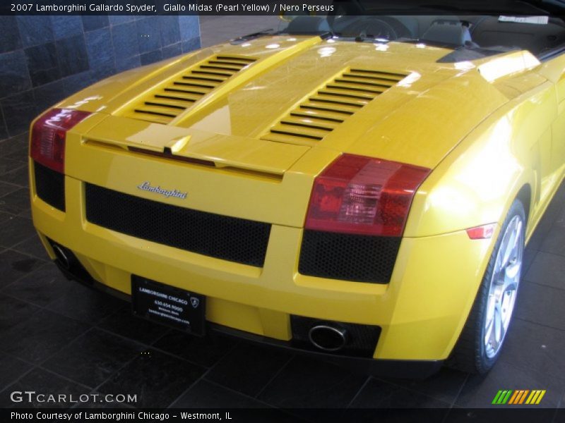Giallo Midas (Pearl Yellow) / Nero Perseus 2007 Lamborghini Gallardo Spyder