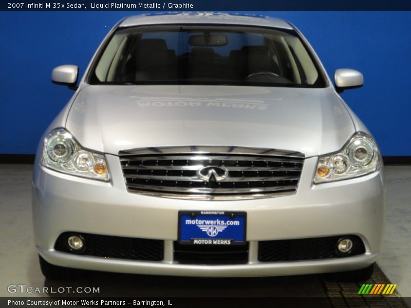 Liquid Platinum Metallic / Graphite 2007 Infiniti M 35x Sedan