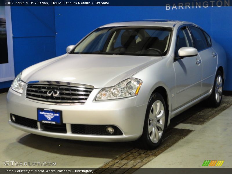 Liquid Platinum Metallic / Graphite 2007 Infiniti M 35x Sedan