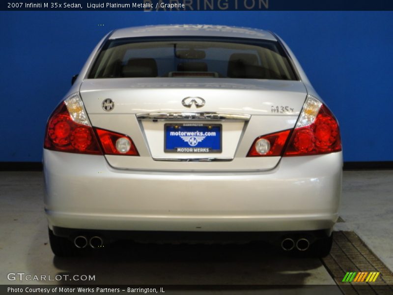 Liquid Platinum Metallic / Graphite 2007 Infiniti M 35x Sedan