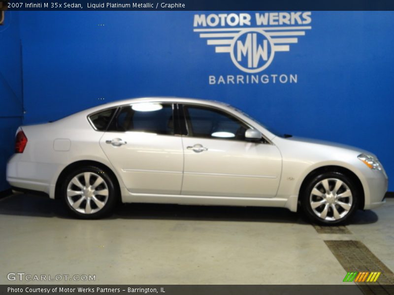 Liquid Platinum Metallic / Graphite 2007 Infiniti M 35x Sedan