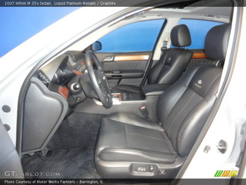 Liquid Platinum Metallic / Graphite 2007 Infiniti M 35x Sedan