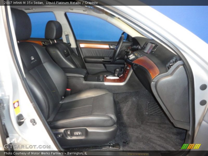 Liquid Platinum Metallic / Graphite 2007 Infiniti M 35x Sedan