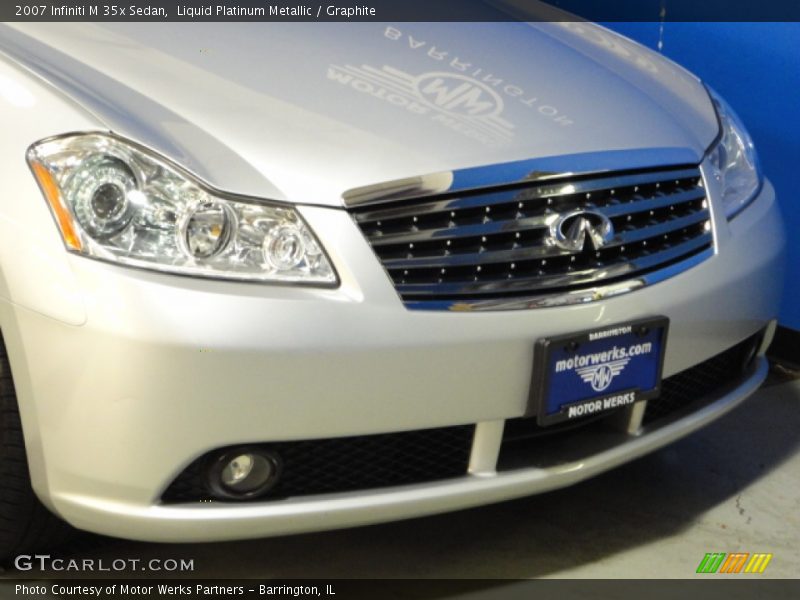 Liquid Platinum Metallic / Graphite 2007 Infiniti M 35x Sedan