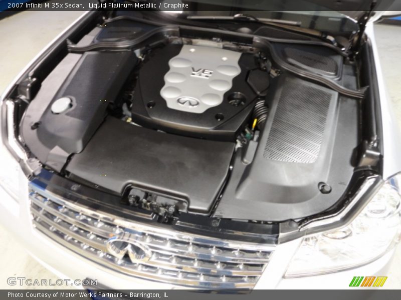 Liquid Platinum Metallic / Graphite 2007 Infiniti M 35x Sedan