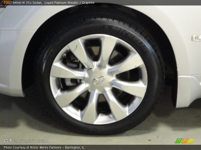 Liquid Platinum Metallic / Graphite 2007 Infiniti M 35x Sedan