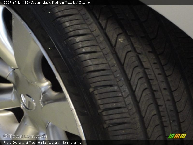 Liquid Platinum Metallic / Graphite 2007 Infiniti M 35x Sedan